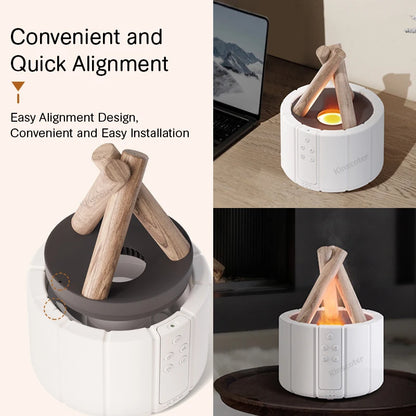 HomeSpark Flame Diffuser — Simulated Flame Aroma Diffuser