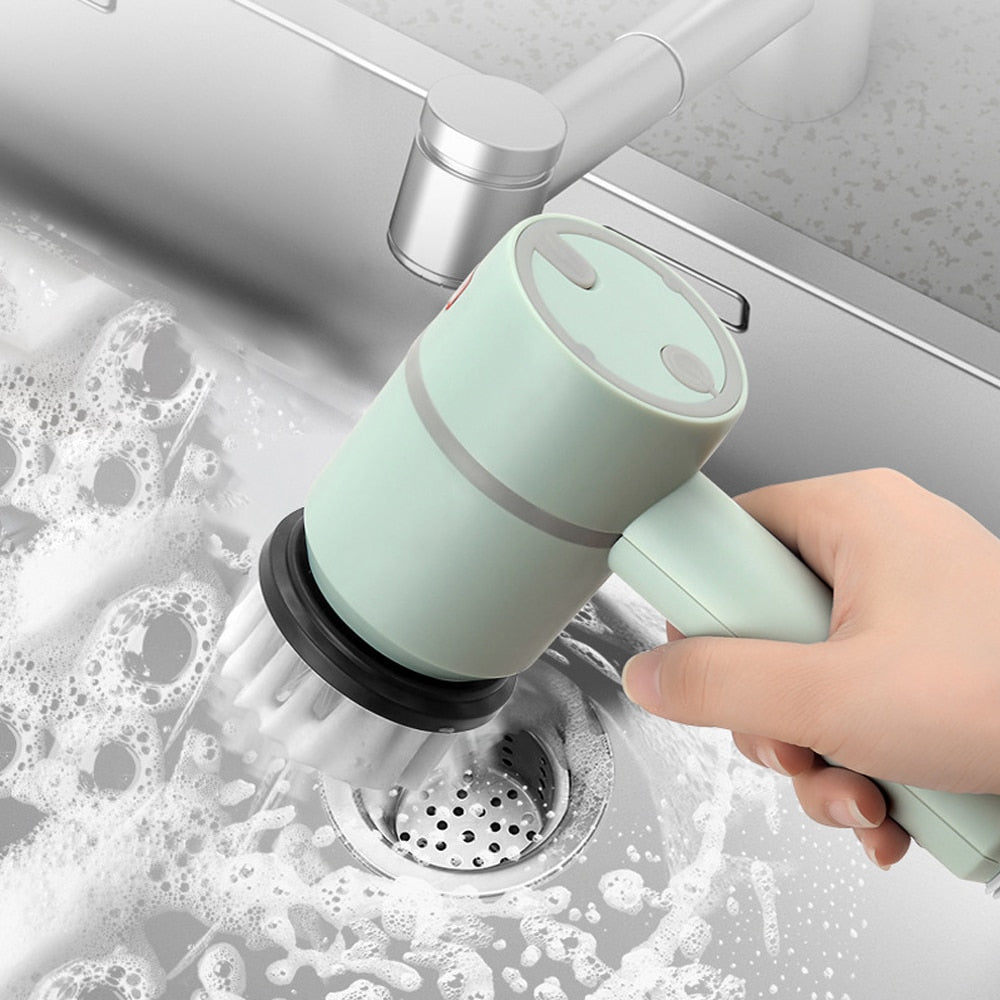 HomeSpark Power Scrubber — Electric Cleaning Brush